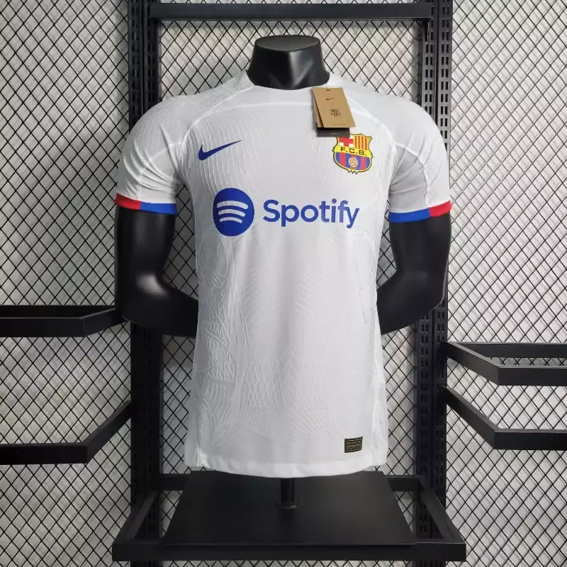 F.C Barcelonas 23/24 Away Player Version Jersey