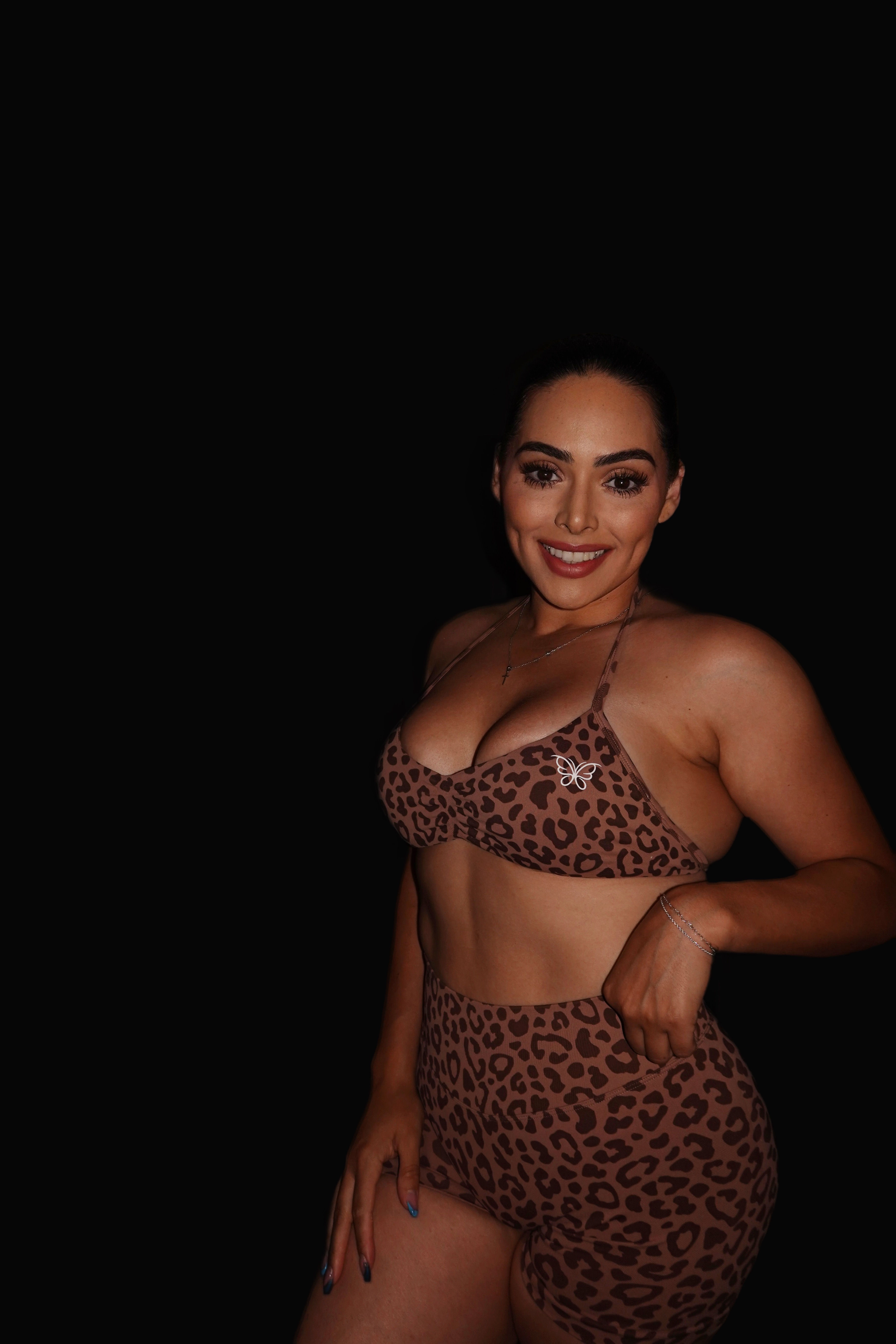 Cheetah Wild Halter Bra