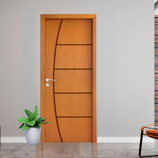 Portas lisas, porta frisada, porta desenhada, porta interna, porta de quarto