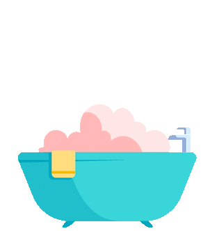 baby blue bath tub.gif