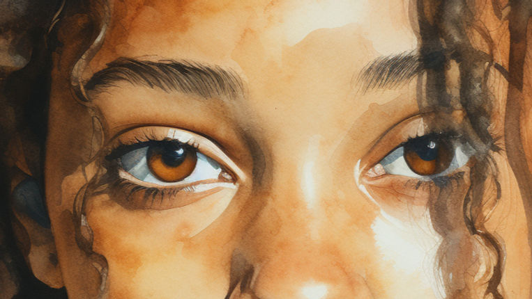 asasundi_watercolor_of_a_Black_woman_with_cloudy_brown_eyes_2278e060-0503-49ec-bb8c-8f2edd