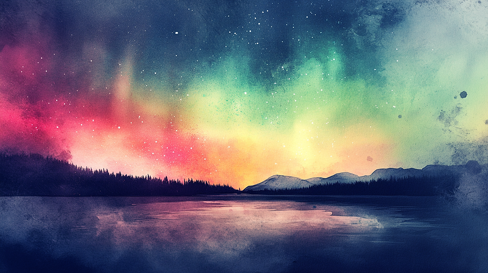 asasundi_Watercolor_style_image_of_the_northern_lights_ce69942b-67bf-45d7-80a1-6d577ccd9d9