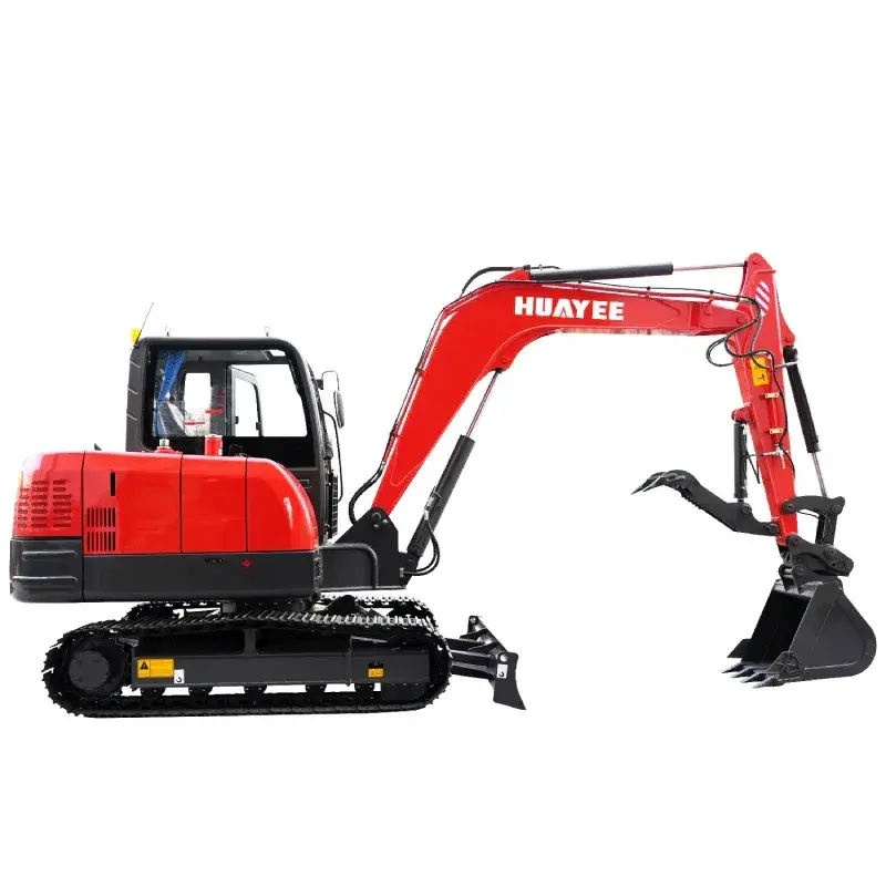 Thumbnail: 6 Ton Industrial Mini Excavator with Yanmar Engine & Enclosed Cab | HUAYEE HY60C