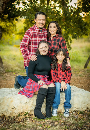 Megumi Rooze and her family