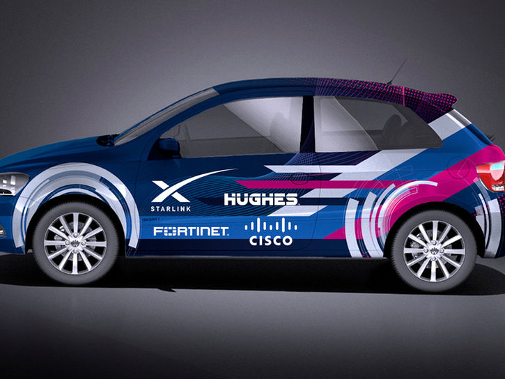 Diseño Branding completo de automóvil de rally