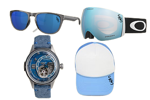 Includes our Quogue sunglasses, Gores ski goggles, Jon Bellion watch, and Long Beach hat