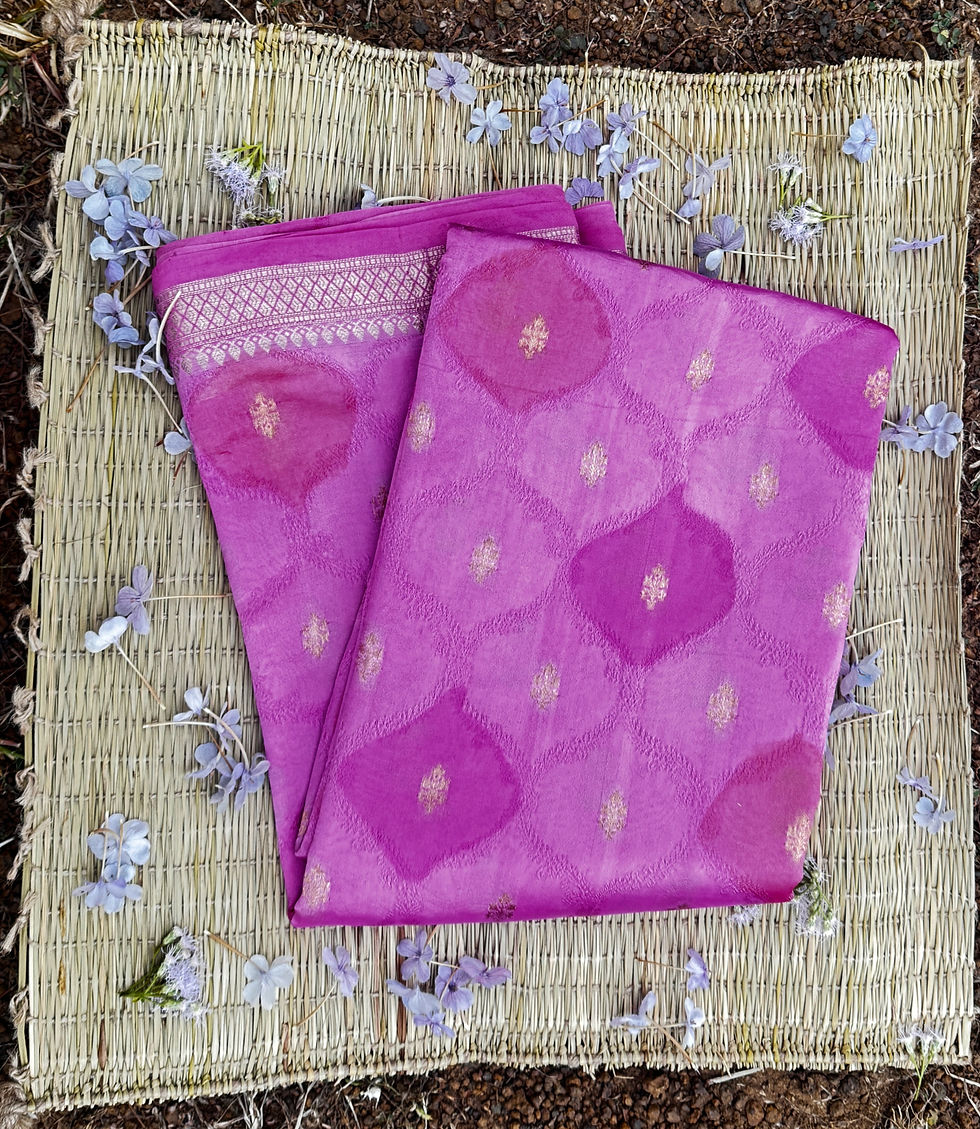 Thumbnail: Pure Katan silk Rangkat Saree