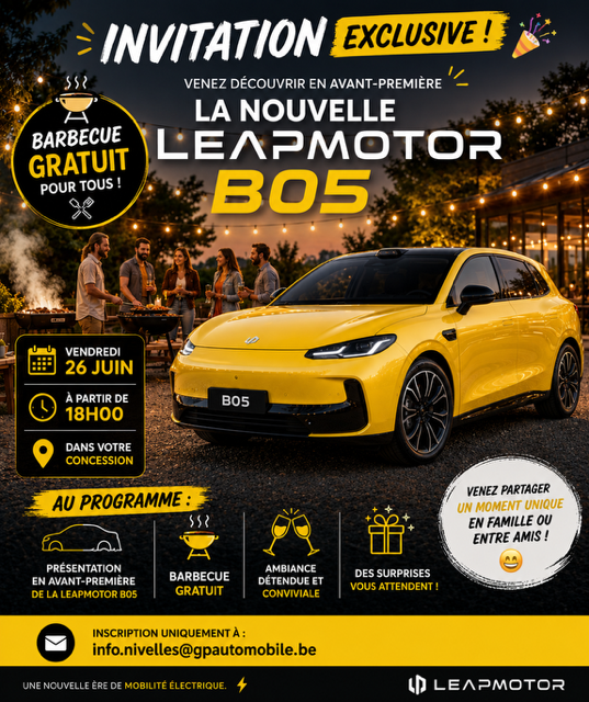 26 juin : Présentation de la nouvelle LEAPMOTOR BO5