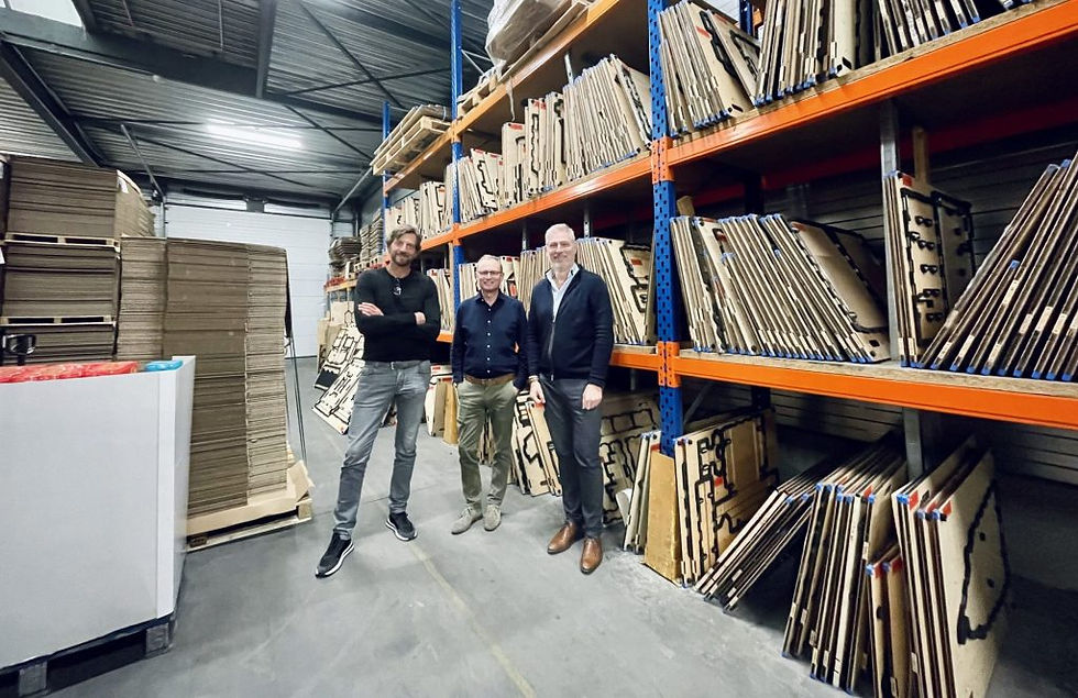 John Morent, Pascal Vandecaveye (Co-CEO Pop-Solutions) et Jean-Sébastien Hambye (CEO Alizé)