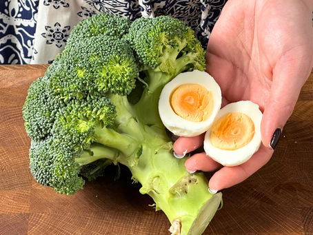 Traditional Easter Broccoli and Eggs Salad