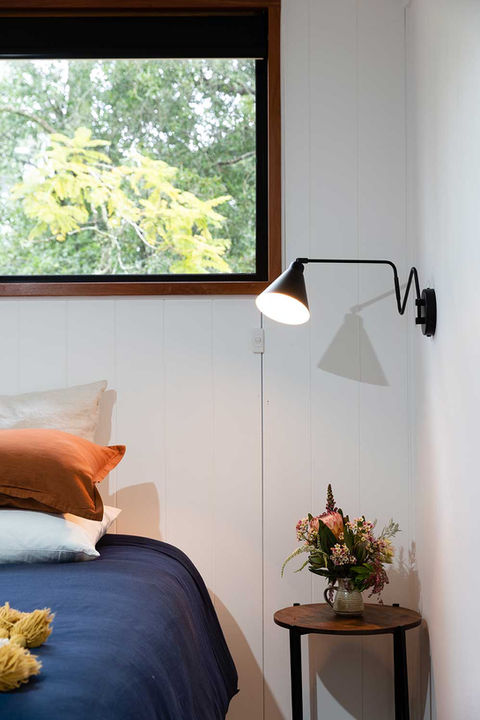 Interior photography of a modern country bedroom