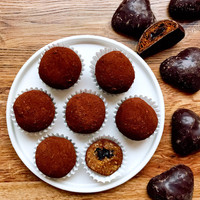 filled gingerbread energy balls