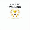 Gold Black Minimalist Gold Trophy Logo _