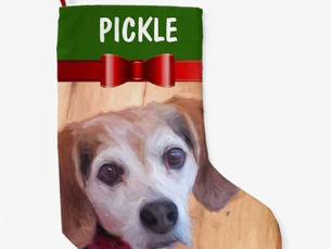 Hot Review! Dog Cat Pet Red Bow Customizable Christmas Small Christmas Stocking