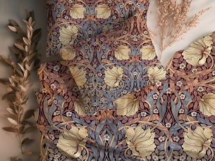 Best Deals! Two-Tone Pimpernel Lavender Purple Rust Morris Duvet Cover