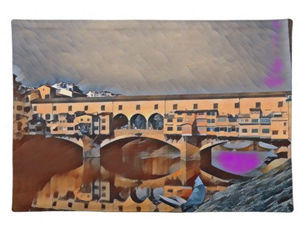 Best Deals! The Ponte Vecchio Card Poster Acrylic Print Cloth Placemat