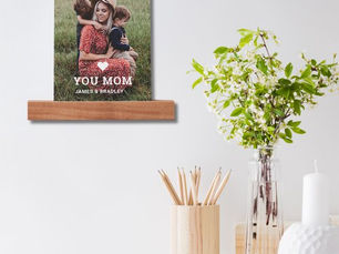 Best Price! Cute HEART LOVE YOU MOM Mother's Day Photo Picture Ledge