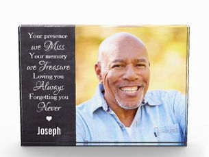 Hot Deals! Personalized Family Memorials Keepsake Photo Block