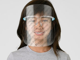 Big Deals! Custom Replace Photo Personalize Text Image Kids' Face Shield