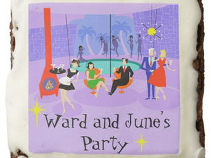 Best Deals! Retro Tropical Cocktail Party Brownies