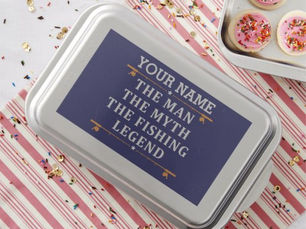 Big Deals! Personalized The Man The Myth The Fishing Legend Cake Pan