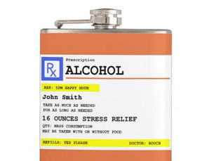 Top 10! Personalized Prescription Humorous Alcohol Flask