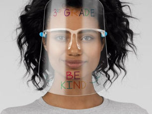 Review 3rd Grade Be Kind Face Shield