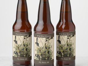 Top 10! Northern Mocking Bird, Audubon's Birds of America Beer Bottle Label