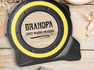 Hot Review! Loved Beyond Measure Faux Wood Grandpa Tape Measure