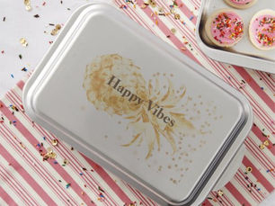 Review Yellow Gold Pineapple Cake Pan