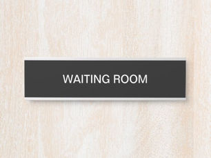 Hot Review! Waiting Room Simple Door Sign