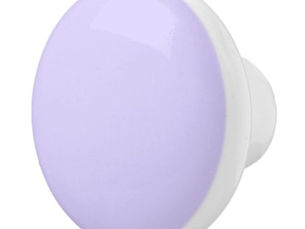 Best Price! Plain Lavender Round Ceramic Knob Pull