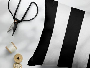 Hot Review! Black and White Stripes, Striped Pattern, Lines Pet Bed