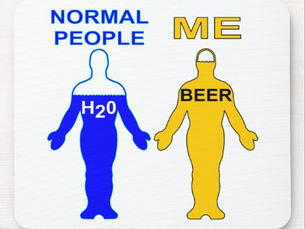 Top 10! Normal People H2O vs Me Beer  #USAPatriotGraphics Mouse Pad