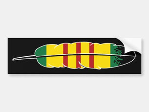 Hot Deals! Native American Vietnam Veteran Bumper Sticker