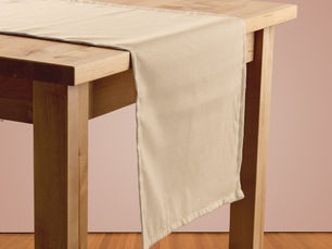 Best Deals! Burly Wood Solid Color Short Table Runner