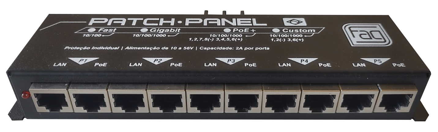 Patch Panel 5 Portas Giga