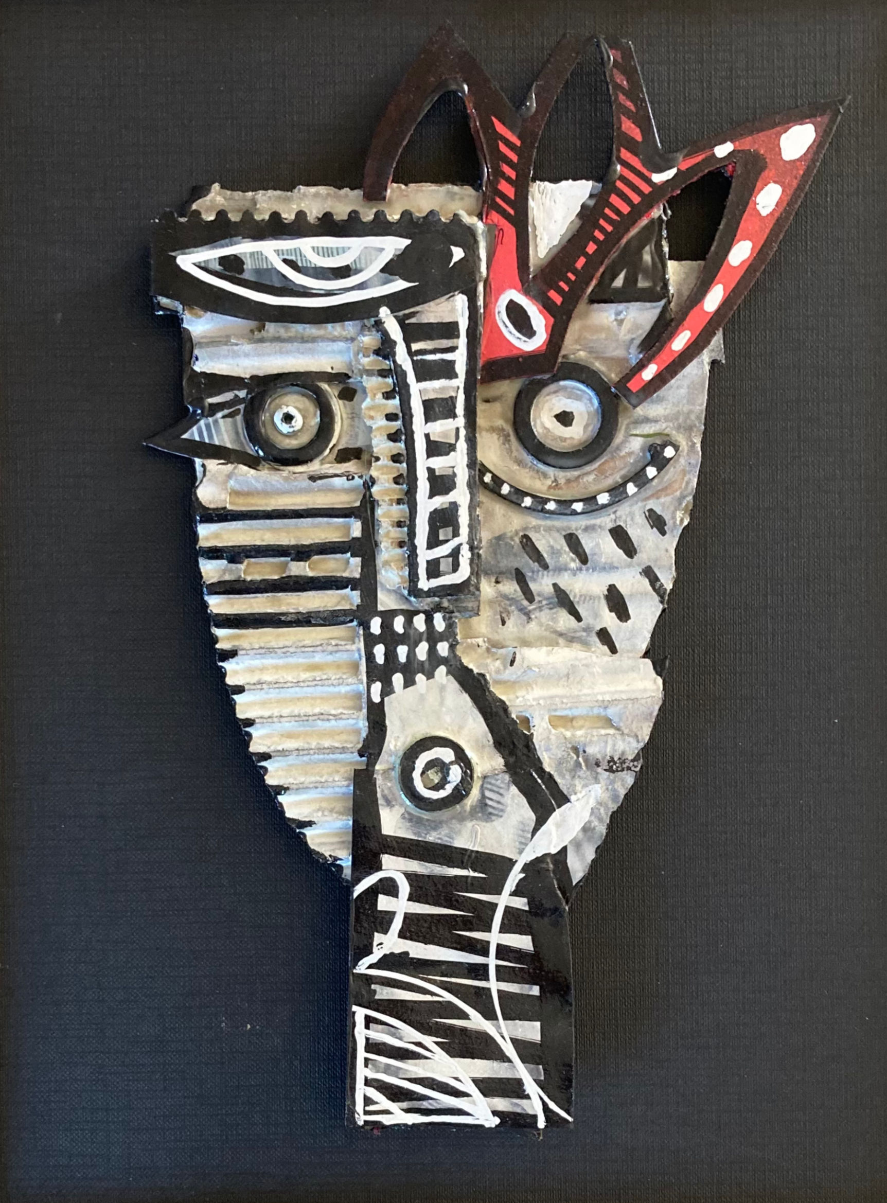 SEB 26x17cm technique mixte sur assemblage