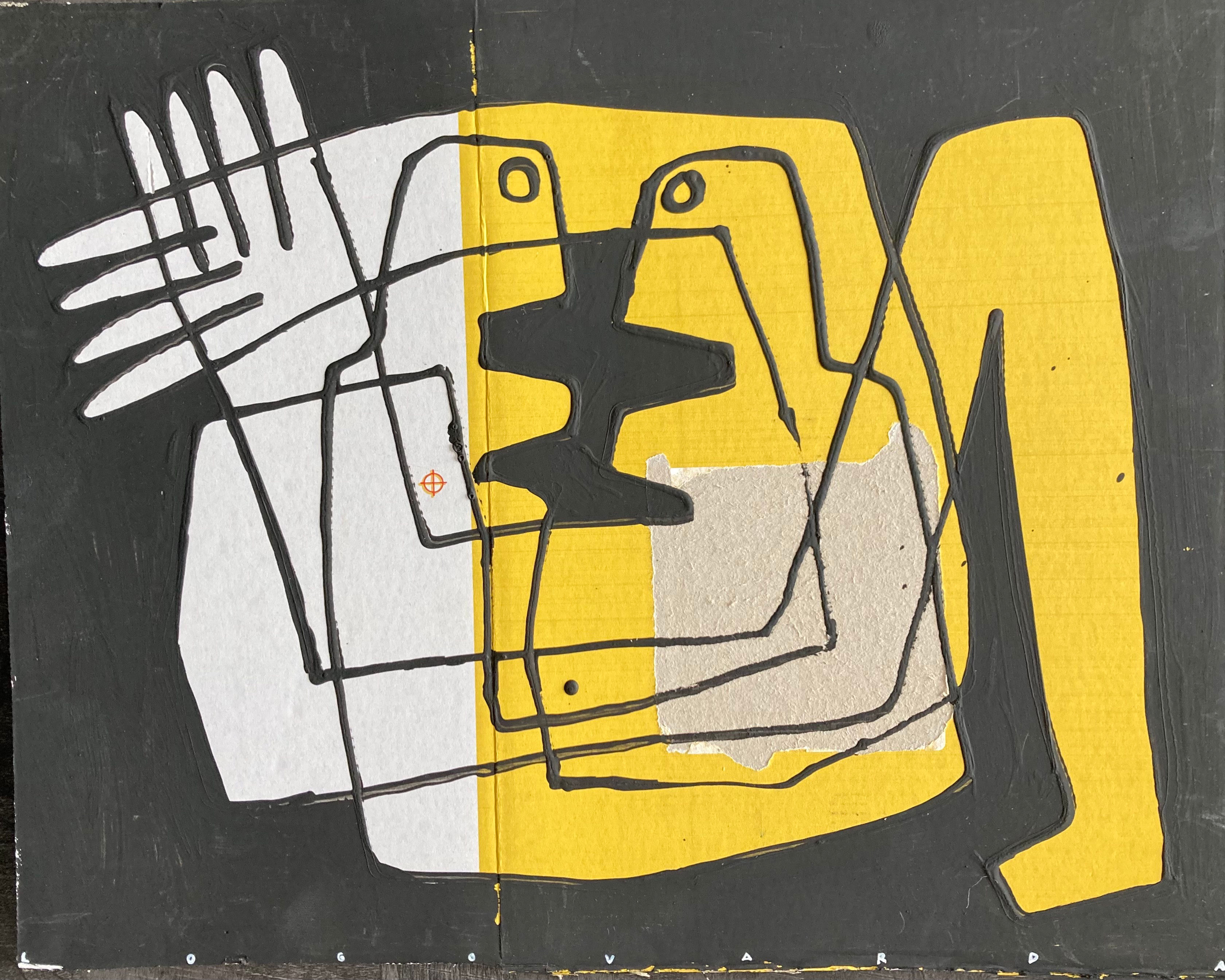 LOGOVARDA oeuvre originale sur carton