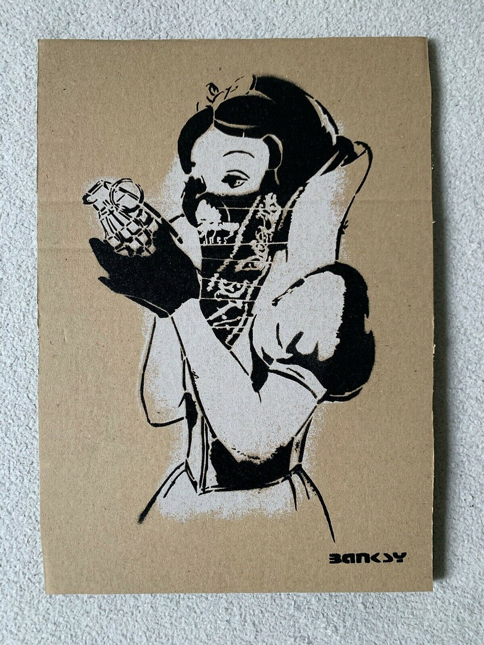 BANKSY DISMALAND BLANCHE NEIGE collection privée