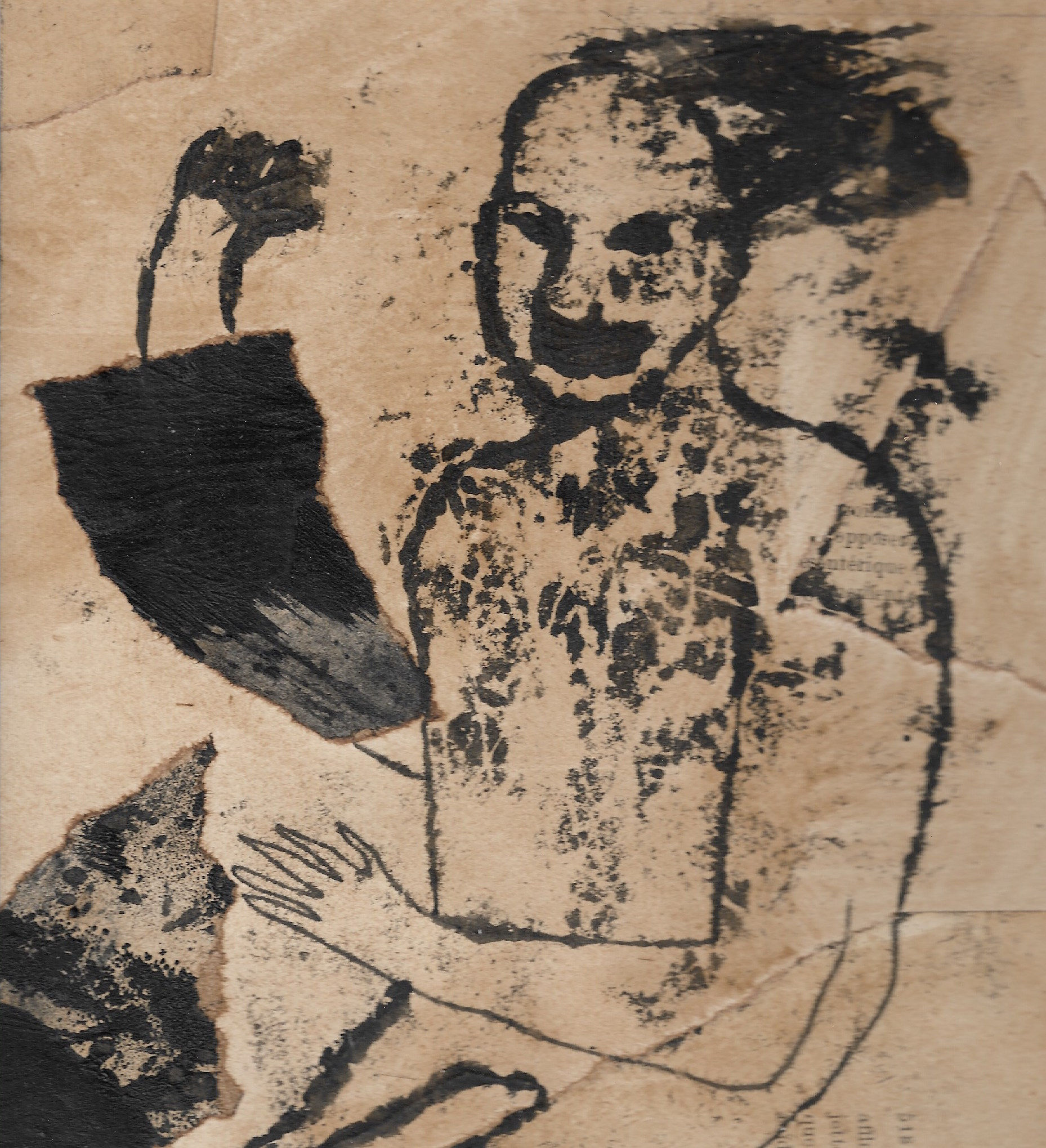 NABARUS  23x13cm oeuvre originale sur papier