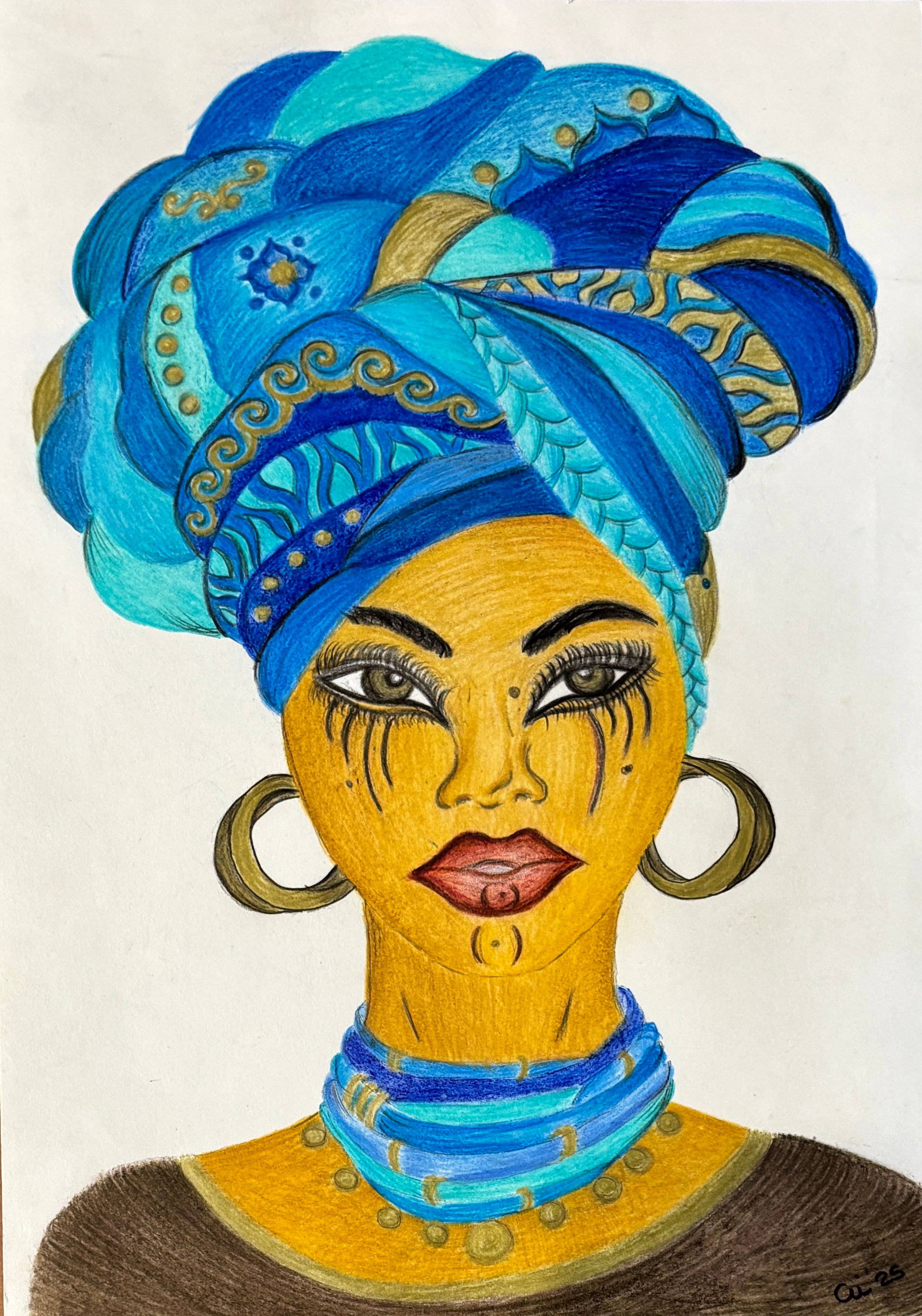 ROVATI Cristina  crayons sur papier 21x29,7cm