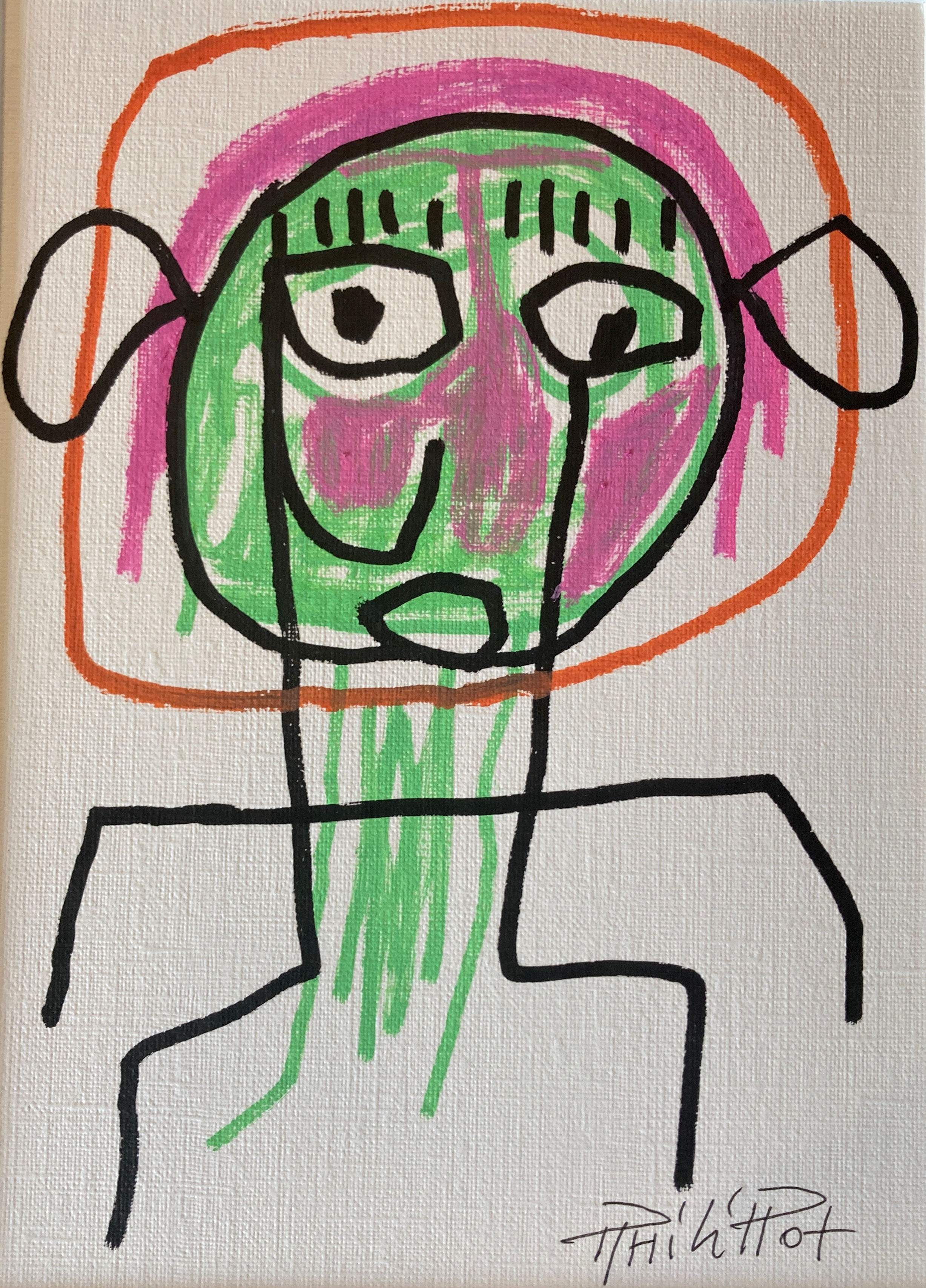 PHILIPPOT Renaud 21x15cm oeuvre originale sur papier