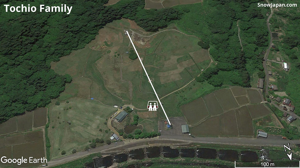 Ski area lift layout