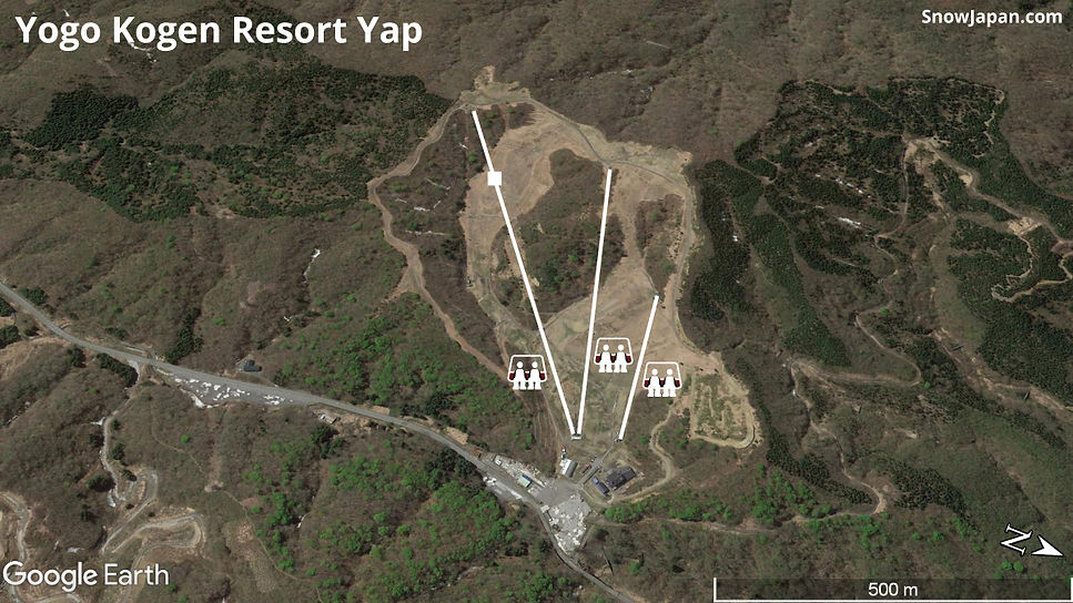 Ski area lift layout