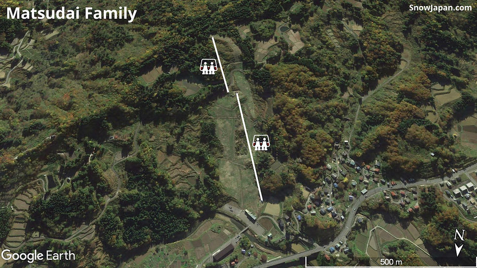 Ski area lift layout