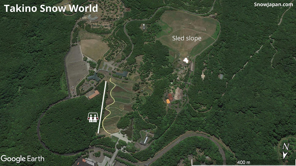 Ski area lift layout