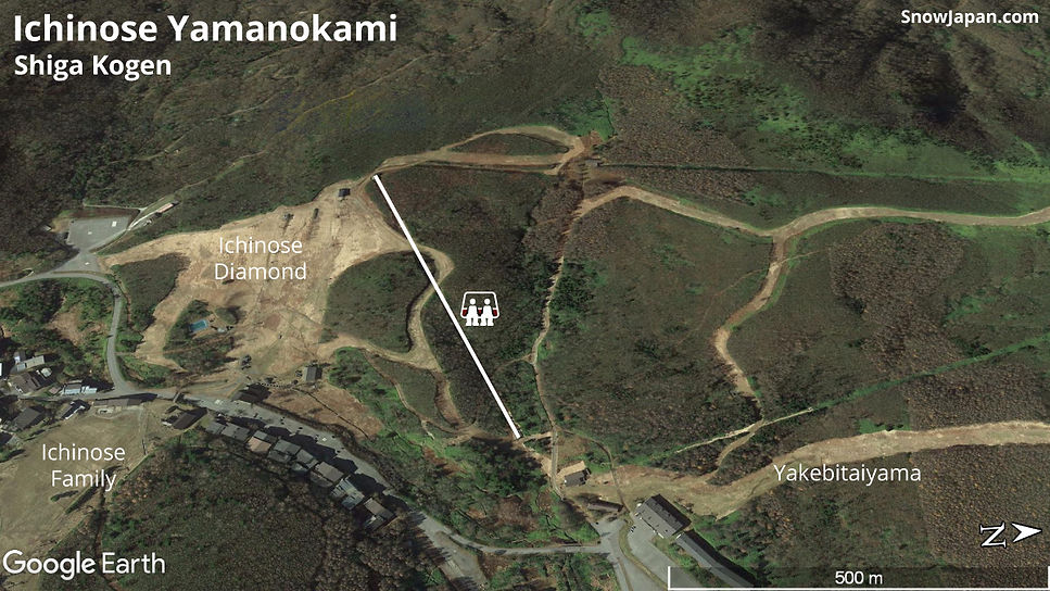 Ski area lift layout