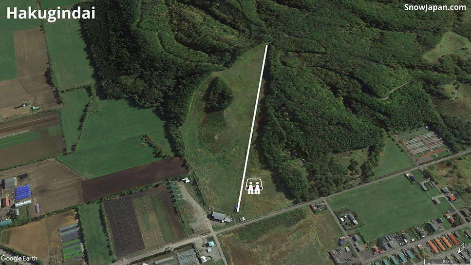 Ski area lift layout