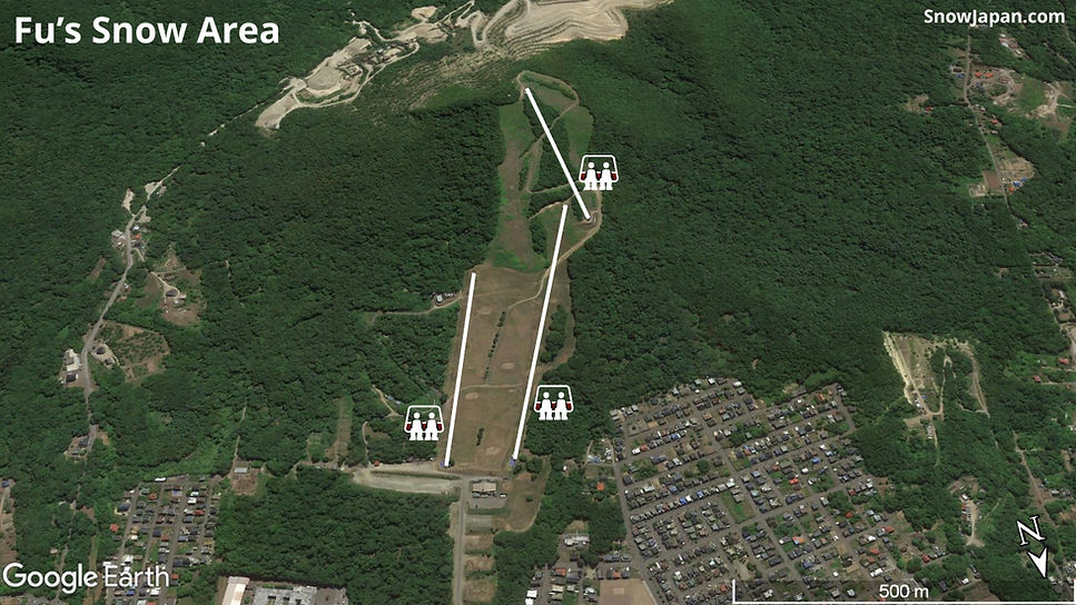 Ski area lift layout